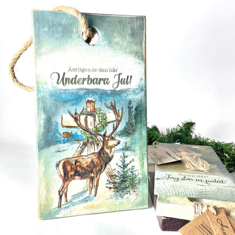 Juldekoration - skylt