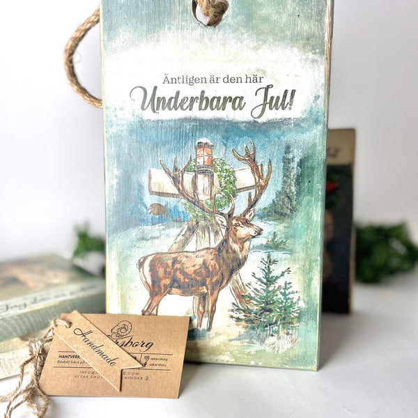 Juldekoration - skylt