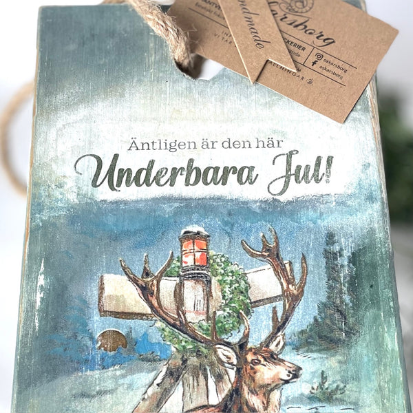 Juldekoration - skylt