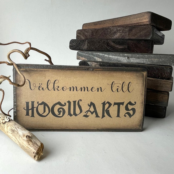 Halloweenskylt "Hogwarts"