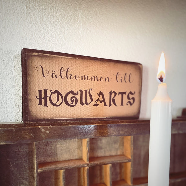 Halloweenskylt "Hogwarts"